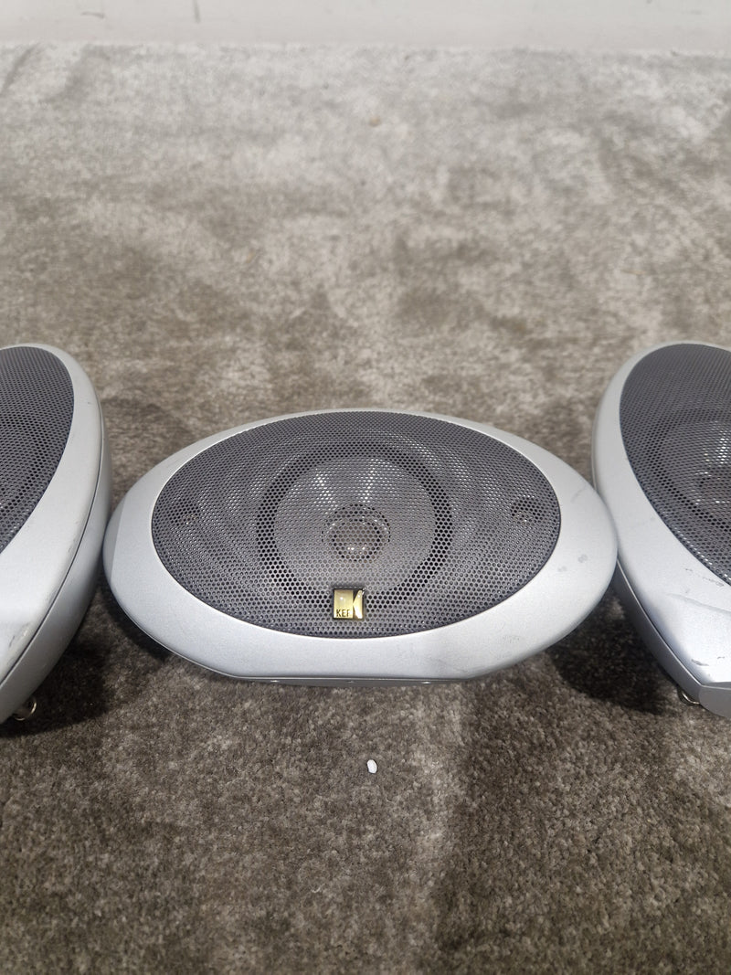 KEF 5.1 Channel Speakers - Silver – Speaker System - Good - Image 4