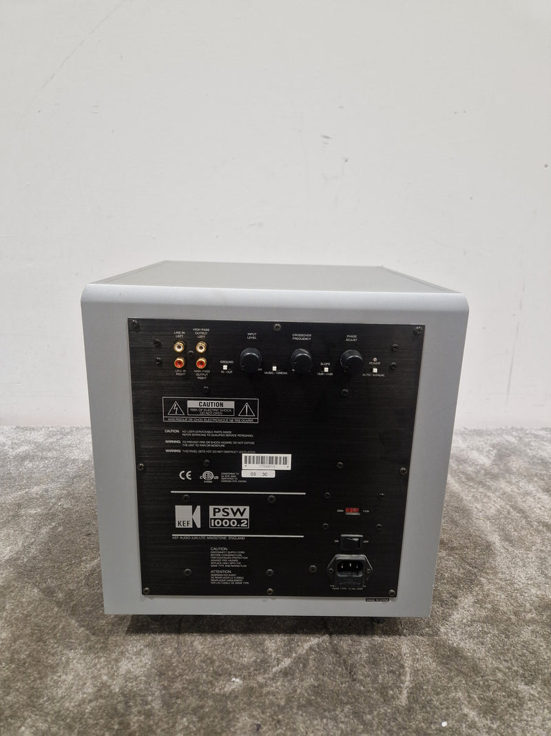 KEF E305 Subwoofer SIlver Subwoofer - Spares or Repair - Image 6