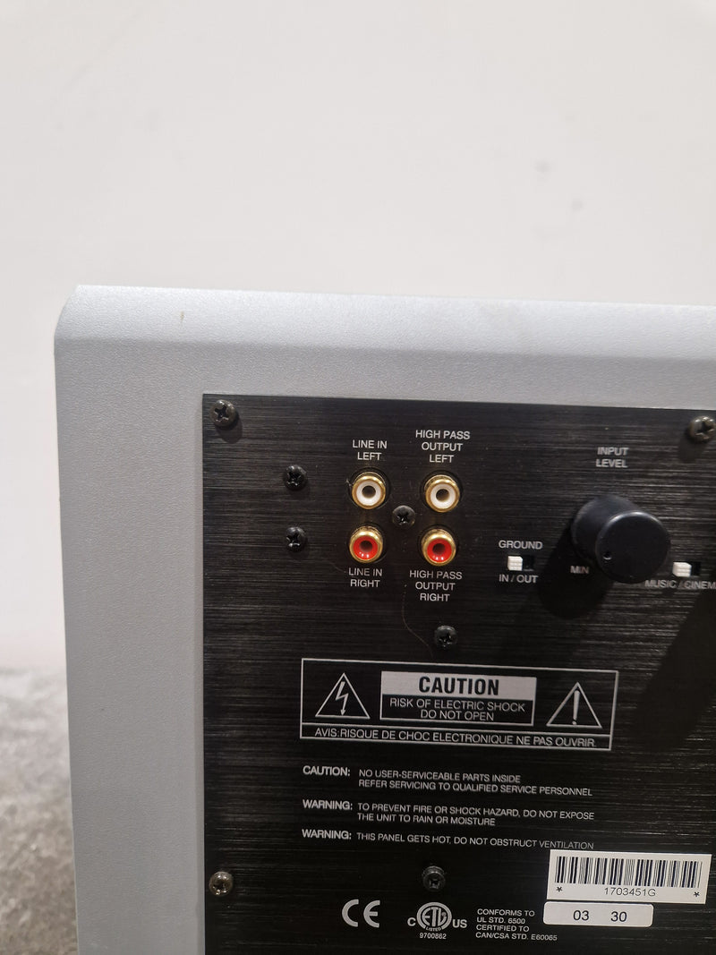 KEF E305 Subwoofer SIlver Subwoofer - Spares or Repair - Image 7