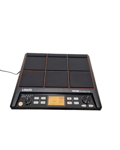 Lekato PD705 - Percussion Pad - Black - Like New w/ Power Supply & Manuals