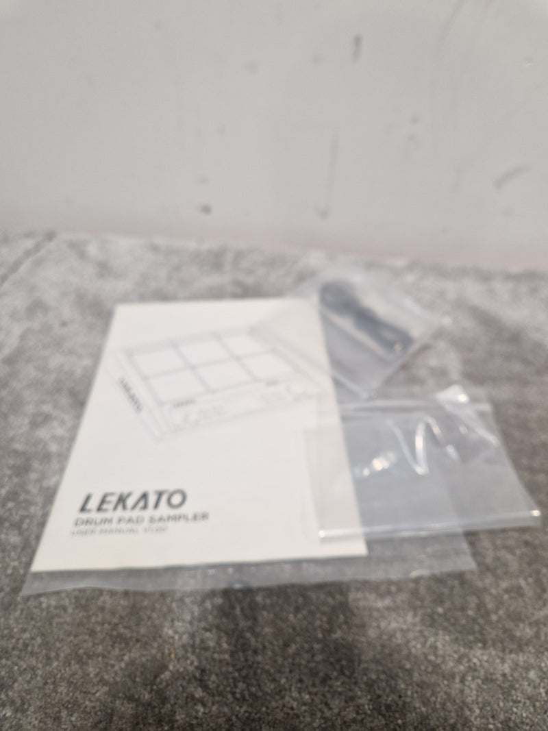Lekato PD705 - Percussion Pad - Black - Like New w/ Power Supply & Manuals - Image 13