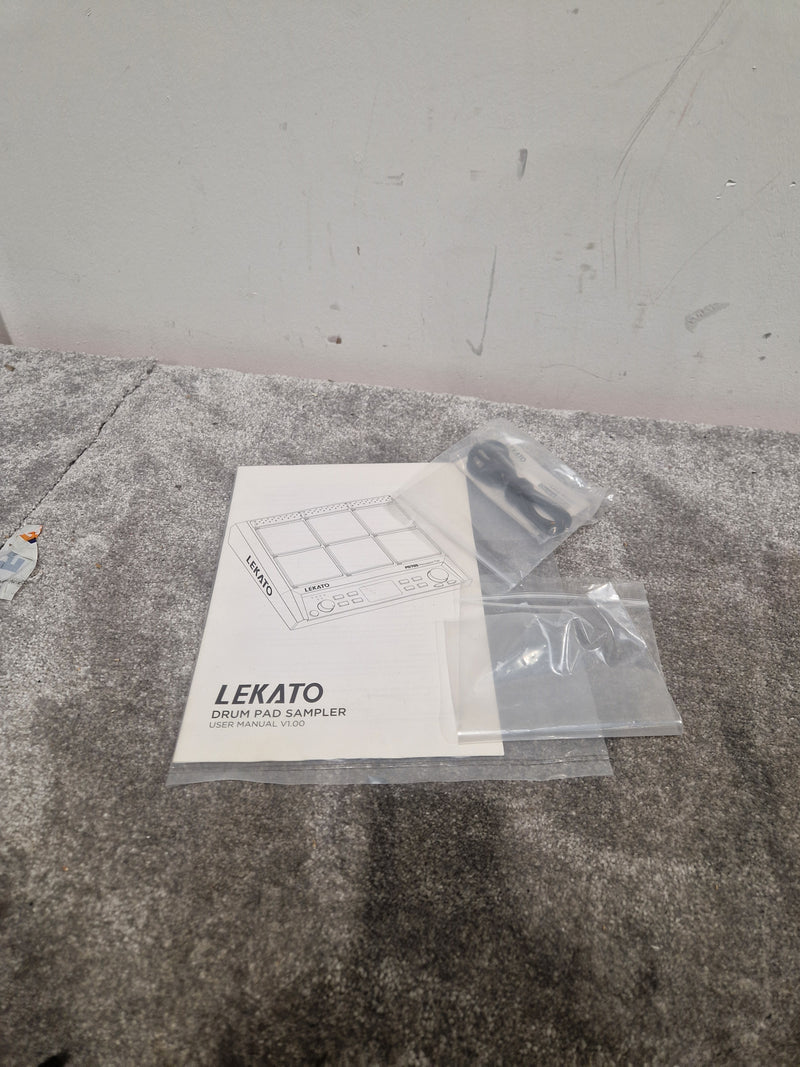 Lekato PD705 - Percussion Pad - Black - Like New w/ Power Supply & Manuals - Image 14