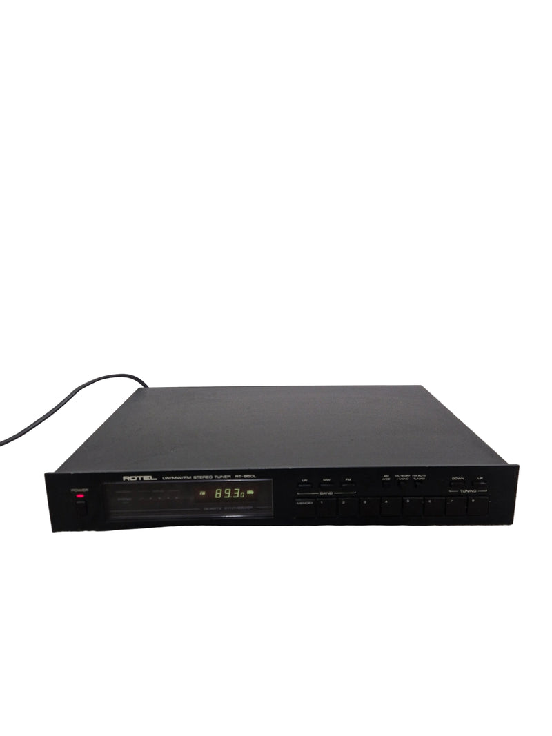 Rotel RT-850L - LW/MW/FM Stereo Tuner - Black - Good - Image 1