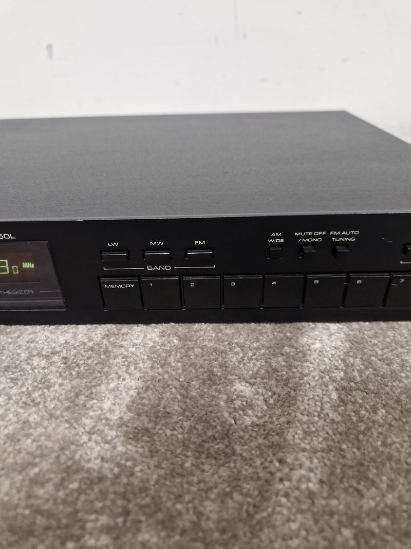 Rotel RT-850L - LW/MW/FM Stereo Tuner - Black - Good - Image 2