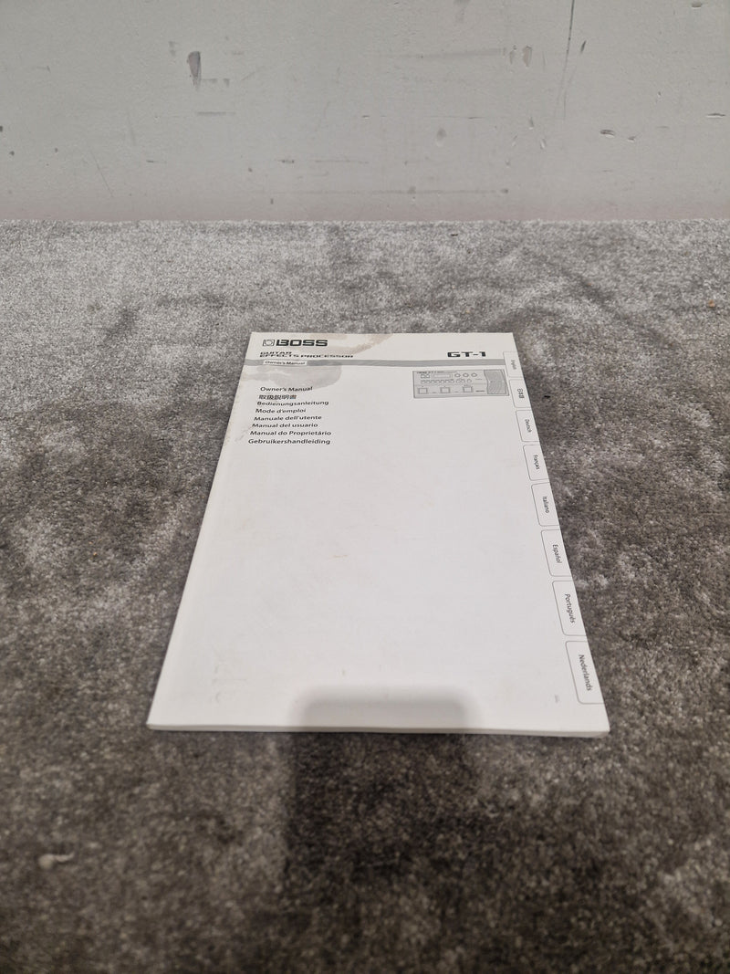 Boss GT-1 - Guitar Effects Processor - Excellent w/ Original Box, Power Supply & Manuals - Image 15