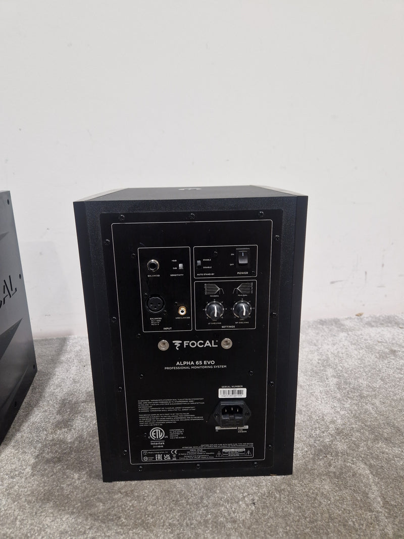 Focal Alpha 65 EVO - Studio Monitors - Pair - Black - Excellent - Image 17