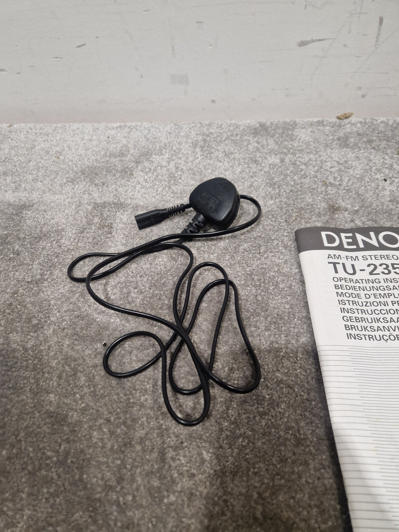 Denon TU-260L II AM/FM Tuner - Black - Excellent - Image 5