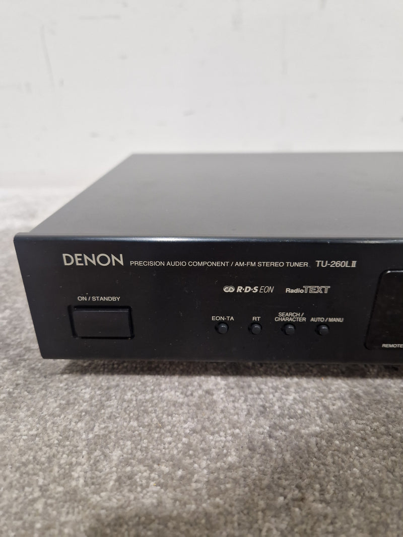 Denon TU-260L II AM/FM Tuner - Black - Excellent - Image 6