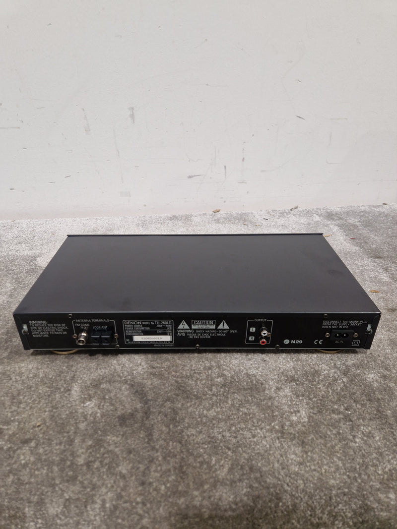 Denon TU-260L II AM/FM Tuner - Black - Excellent - Image 10