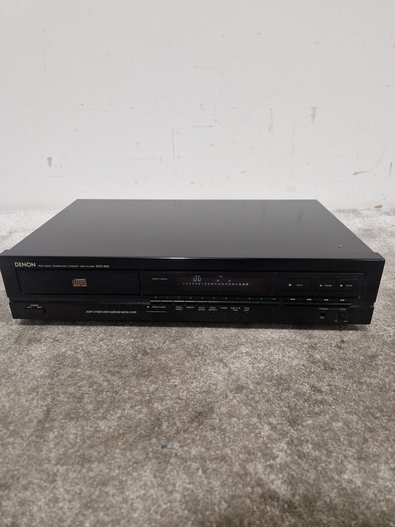 Denon DCD-660 CD Player - Black - Japan Made - Excellent - Image 6