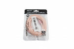 USB to Apple iPhone Lightning Cable – 2m Rose Gold Charging & Data Cable – New w/ Original Packaging - Image 1