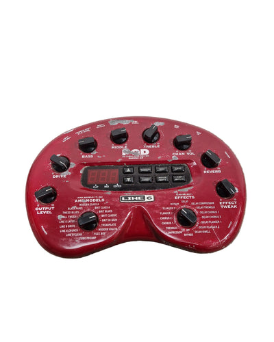 Line 6 POD - Guitar Processor - Red - Fair