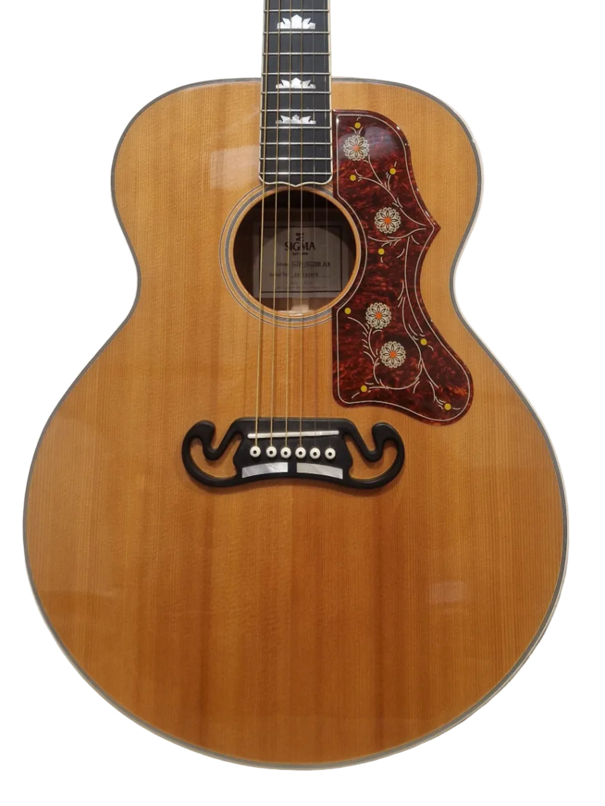 Sigma GJA - SG200-AN Electro Acoustic - Jumbo Body Design - Excellent w/ Hard Case