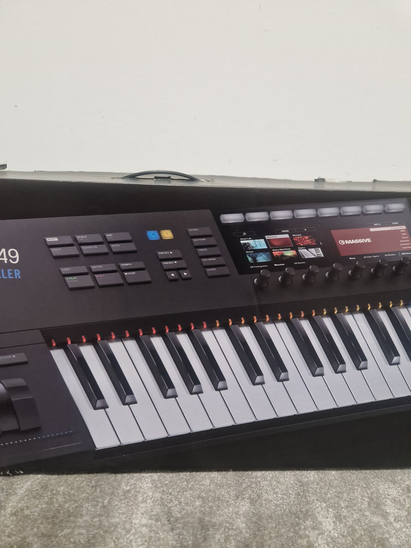Native Instruments Komplete Kontrol S49 Limited Edition Black Keyboard - 49-Key Semi-Weighted, NKS Integration - Excellent w/ Original Box & Power Supply - Image 2