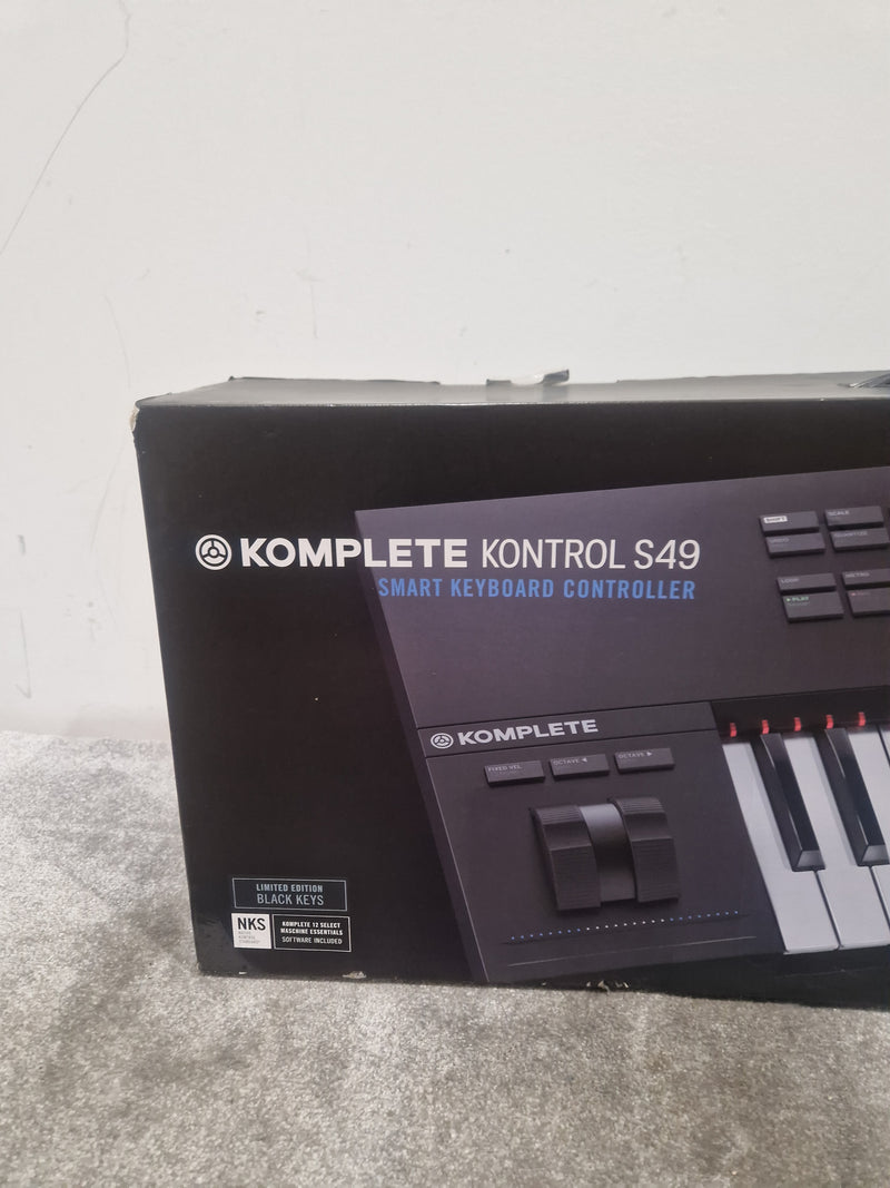 Native Instruments Komplete Kontrol S49 Limited Edition Black Keyboard - 49-Key Semi-Weighted, NKS Integration - Excellent w/ Original Box & Power Supply - Image 3