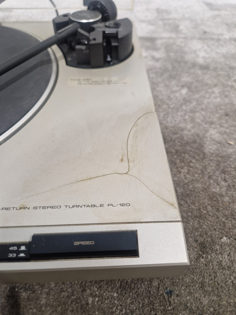 Pioneer PL-120 - Turntable - Silver - Spares or Repair - Image 3