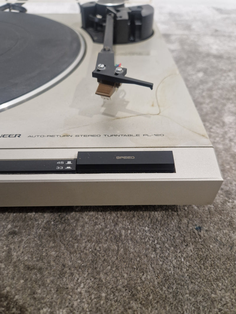 Pioneer PL-120 - Turntable - Silver - Spares or Repair - Image 7
