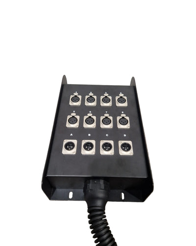 Pulse Audio Stage Box - 12 Input/Output Stage Box - Black - Excellent