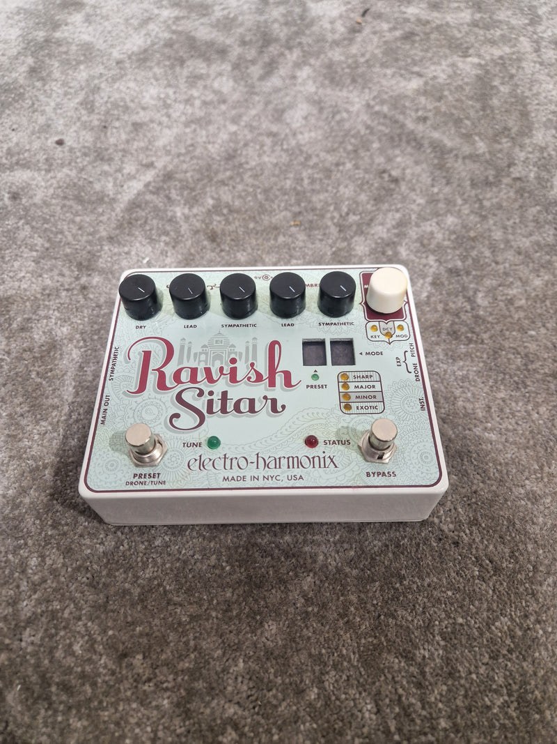 Electro-Harmonix Ravish Sitar - Effects Pedal - Mint Green - Excellent w/ Original Box - Image 5
