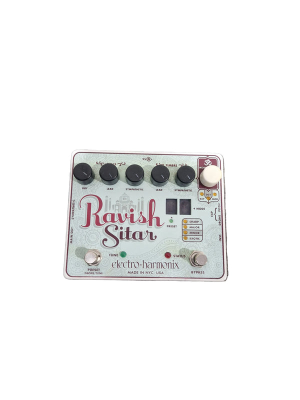 Electro-Harmonix Ravish Sitar - Effects Pedal - Mint Green - Excellent w/ Original Box