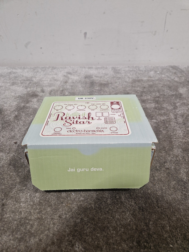 Electro-Harmonix Ravish Sitar - Effects Pedal - Mint Green - Excellent w/ Original Box - Image 10