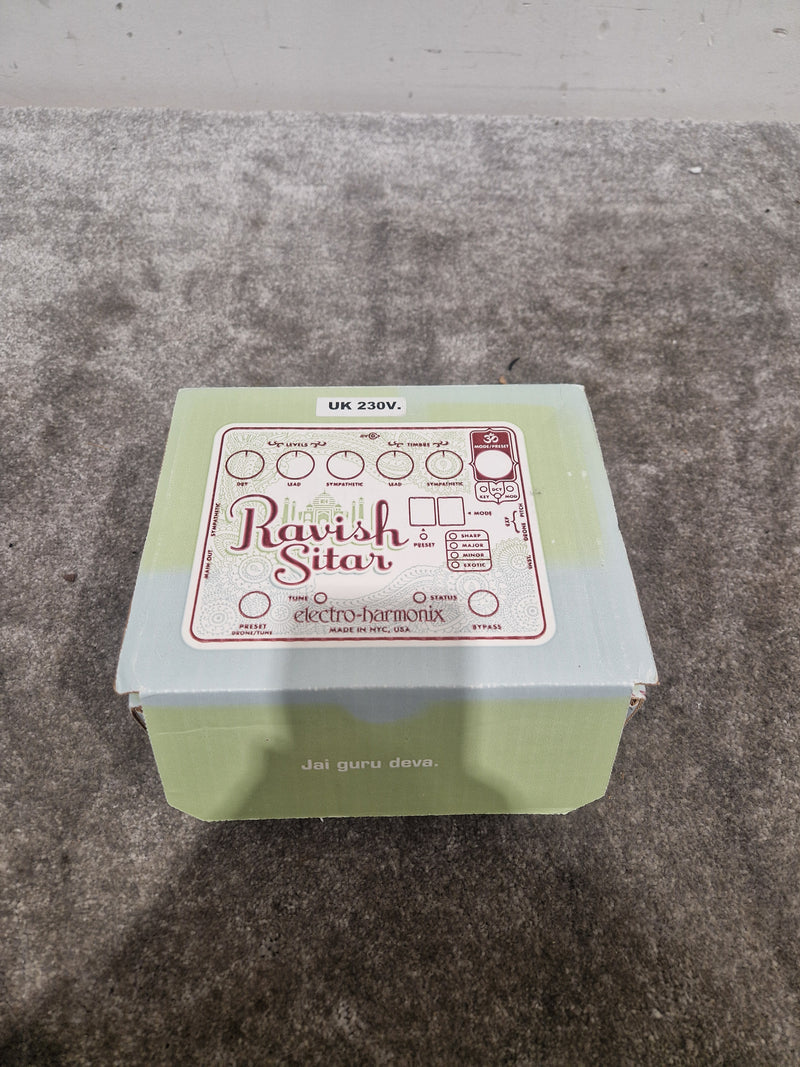 Electro-Harmonix Ravish Sitar - Effects Pedal - Mint Green - Excellent w/ Original Box - Image 11