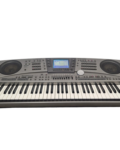 Casio MZ-2000 - Keyboard Workstation - Silver/Gray - Excellent w/ Power Supply & Manuals