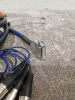 Van Damme Audio Multicore Loom Cable 8-Way Neutrik XLR -M To XLR -F Blue 15ft – Multicore Cable - Good - Image 5