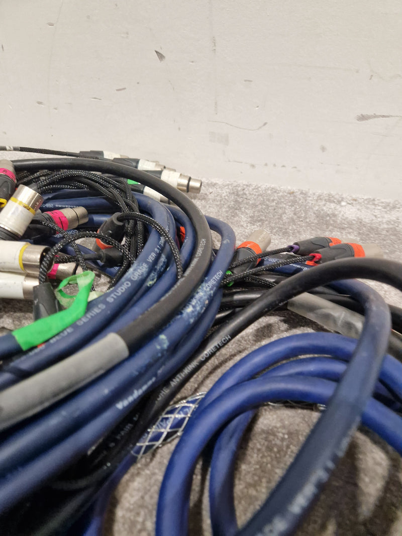 Van Damme Audio Multicore Loom Cable 8-Way Neutrik XLR -M To XLR -F Blue 15ft – Multicore Cable - Good - Image 13