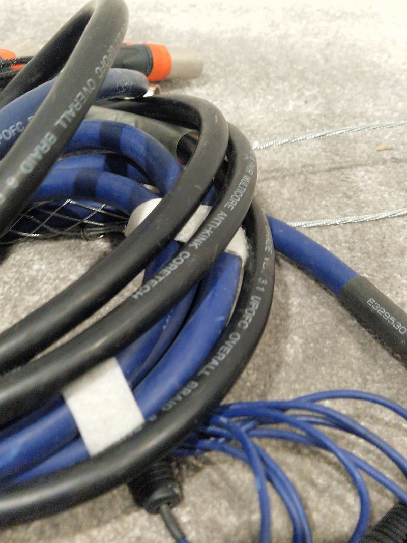 Van Damme Audio Multicore Loom Cable 8-Way Neutrik XLR -M To XLR -F Blue 15ft – Multicore Cable - Good - Image 15
