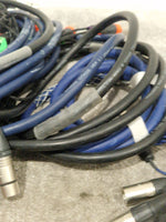 Van Damme Audio Multicore Loom Cable 8-Way Neutrik XLR -M To XLR -F Blue 15ft – Multicore Cable - Good - Image 16