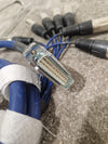 Pro-Signal 25 Pin D Sub Male To 8x XLR Female Multicore Snake Audio Loom, 2m Blue – Snake Cable - Good - Photo 7