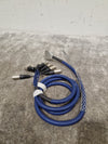Pro-Signal 25 Pin D Sub Male To 8x XLR Female Multicore Snake Audio Loom, 2m Blue – Snake Cable - Good - Photo 13