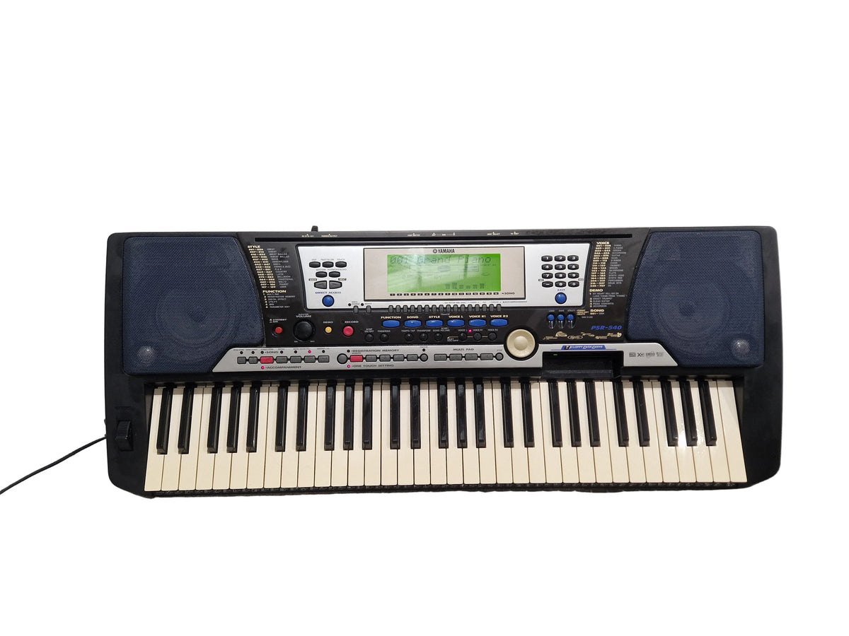 Yamaha PSR-540 - Keyboard - Excellent w/ Power Supply, Original Box & Manuals
