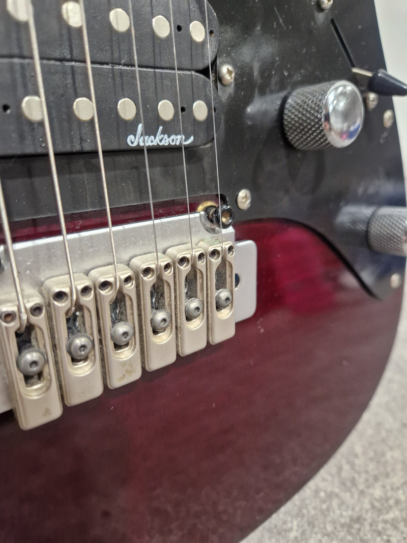 Jackson Performer - Electric Guitar - Red/Black Burst - Good - Image 6