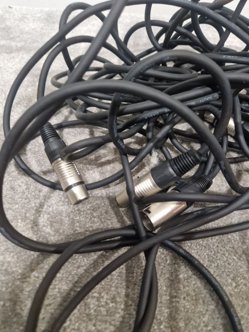 Job Lot Of Microphone Cables - Multicoloured X 25 – Microphone Cable - Excellent - Image 21