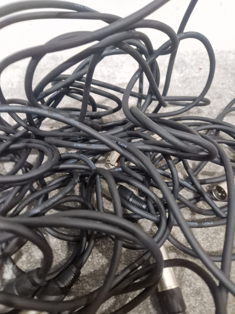 Job Lot Of Microphone Cables - Multicoloured X 25 – Microphone Cable - Excellent - Image 12