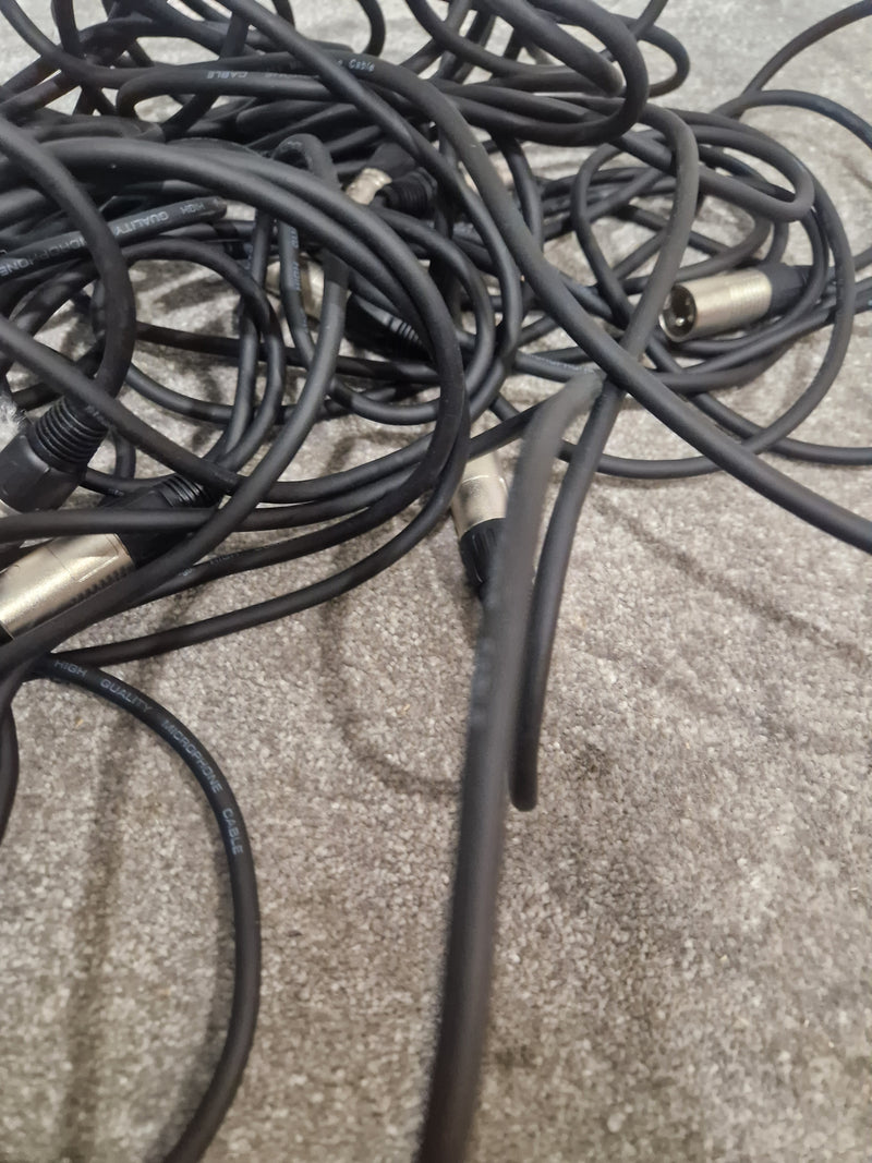 Job Lot Of Microphone Cables - Multicoloured X 25 – Microphone Cable - Excellent - Image 41