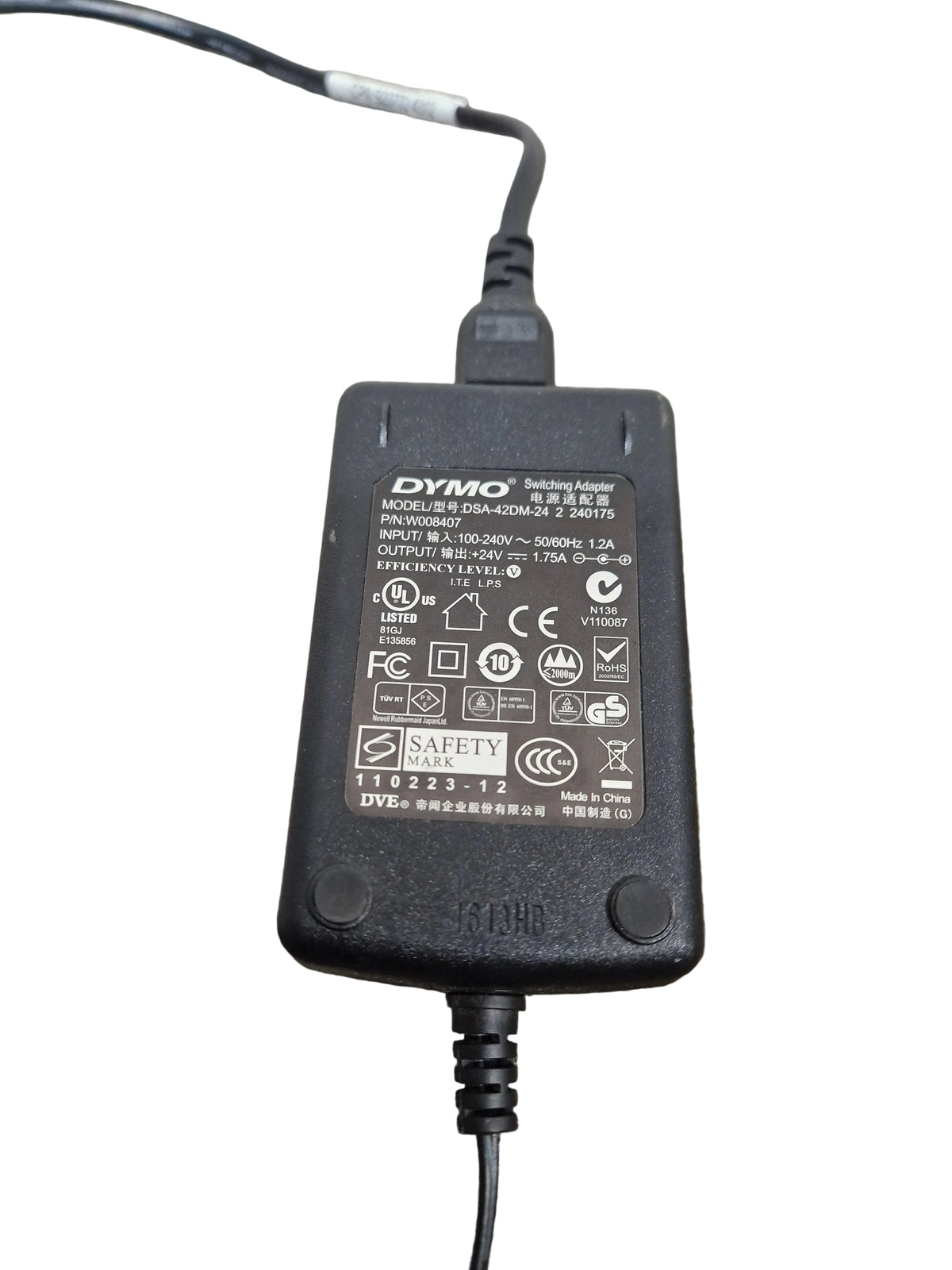 Dymo Dsa-42DM-24 Charger – Power Adapter - Excellent