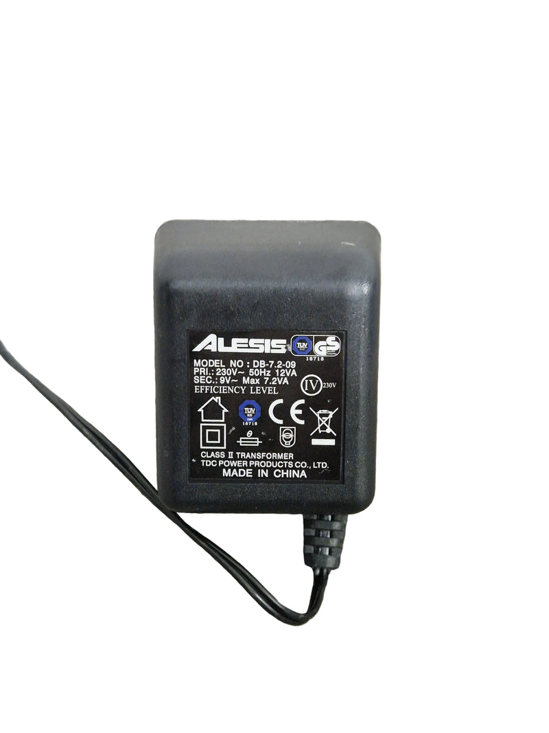 ALESIS DB-7 .2-09 POWER SUPPLY REPLACEMENT ADAPTER AC 9V 830mA – Power Adapter - Excellent - Image 1