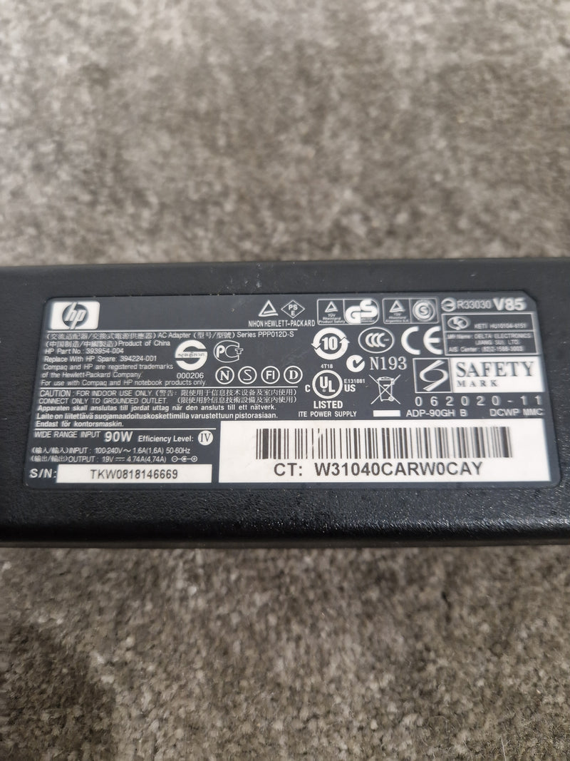 HP AC Adapter Charger 19V – AC Adapter - Excellent - Image 2