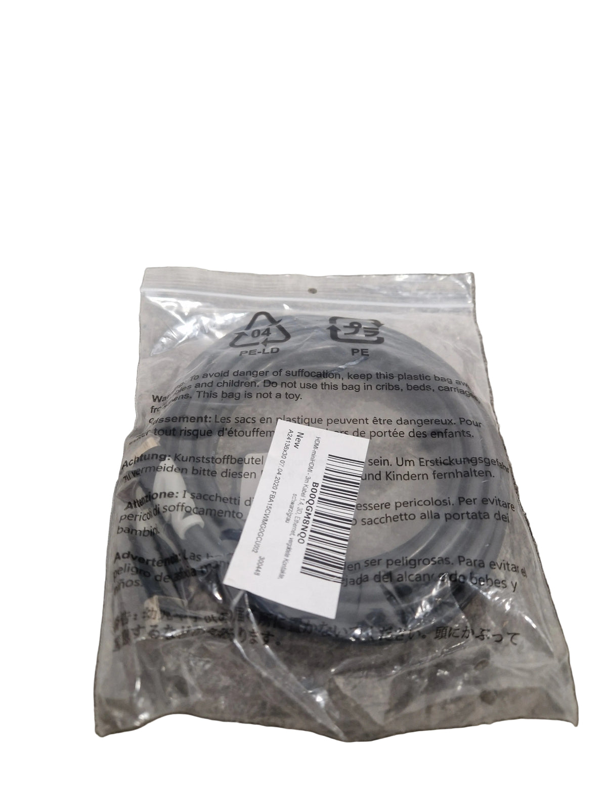 CSL - 8k / 4k HDMI Cable 2.1/2.0 3M - Grey/Black – HDMI Cable - Excellent