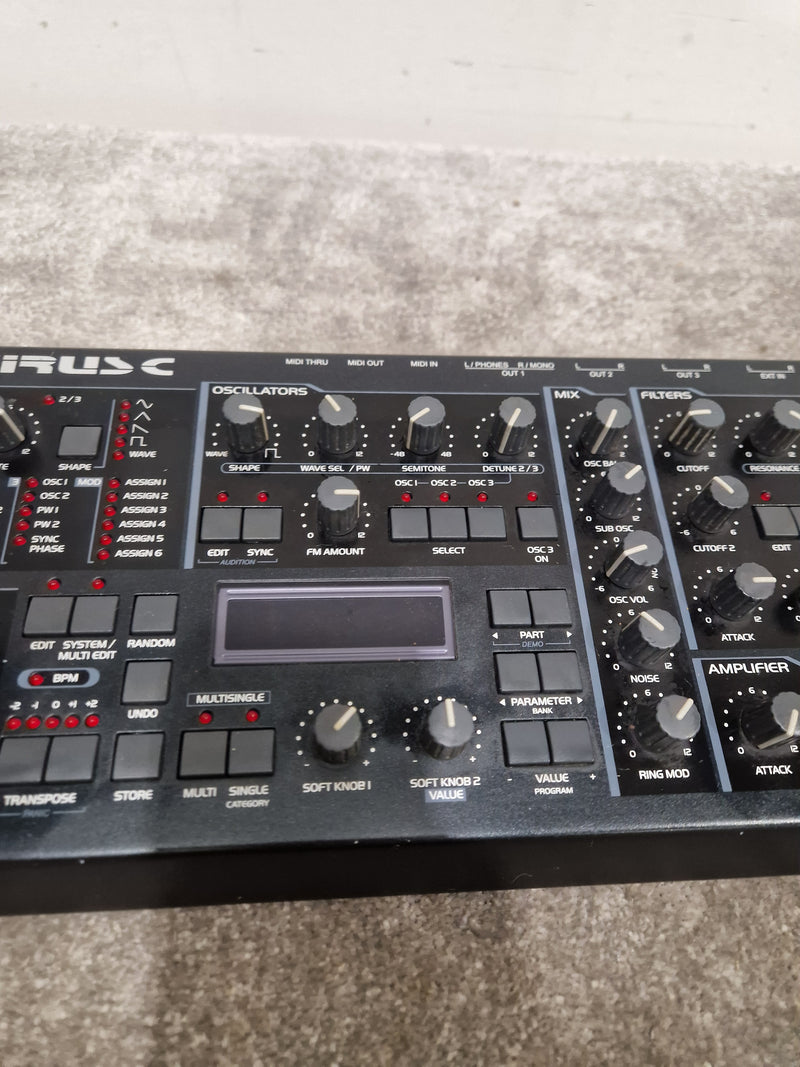 Access Virus C - Desktop Synthesizer Module - Dark/Black - Excellent w/ Power Supply - Image 8