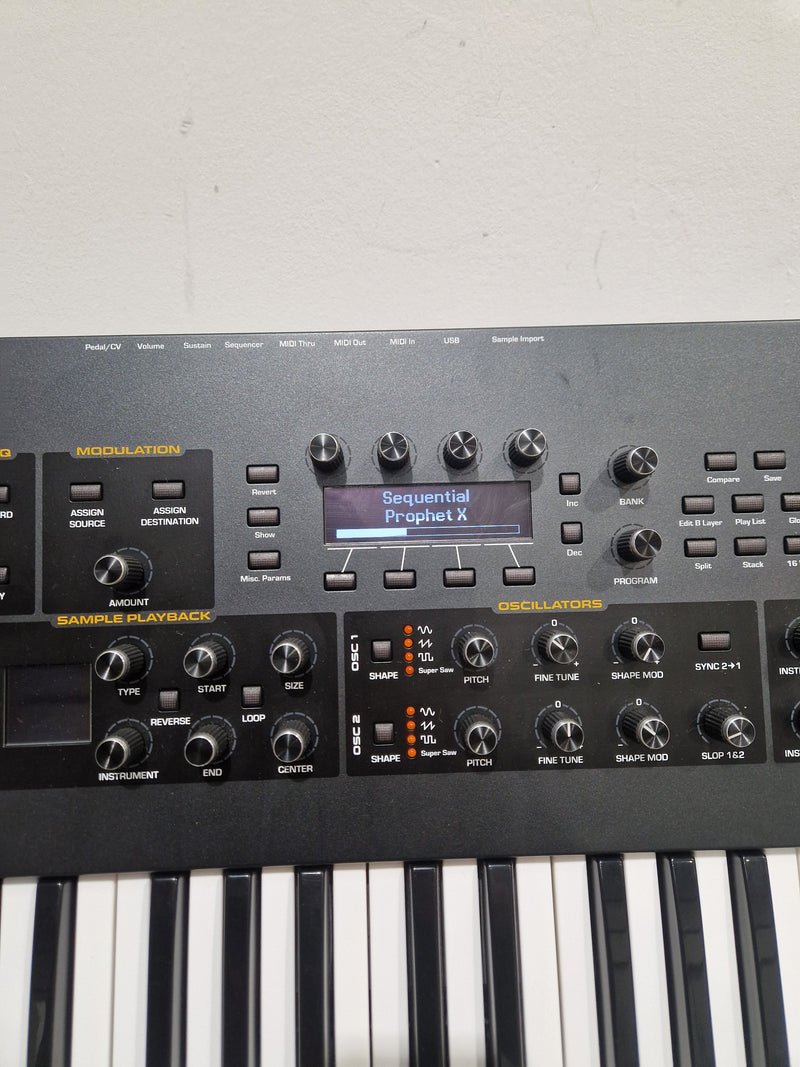Sequential Prophet X - Synthesizer - Black - Excellent w/ Power Cable - Image 17