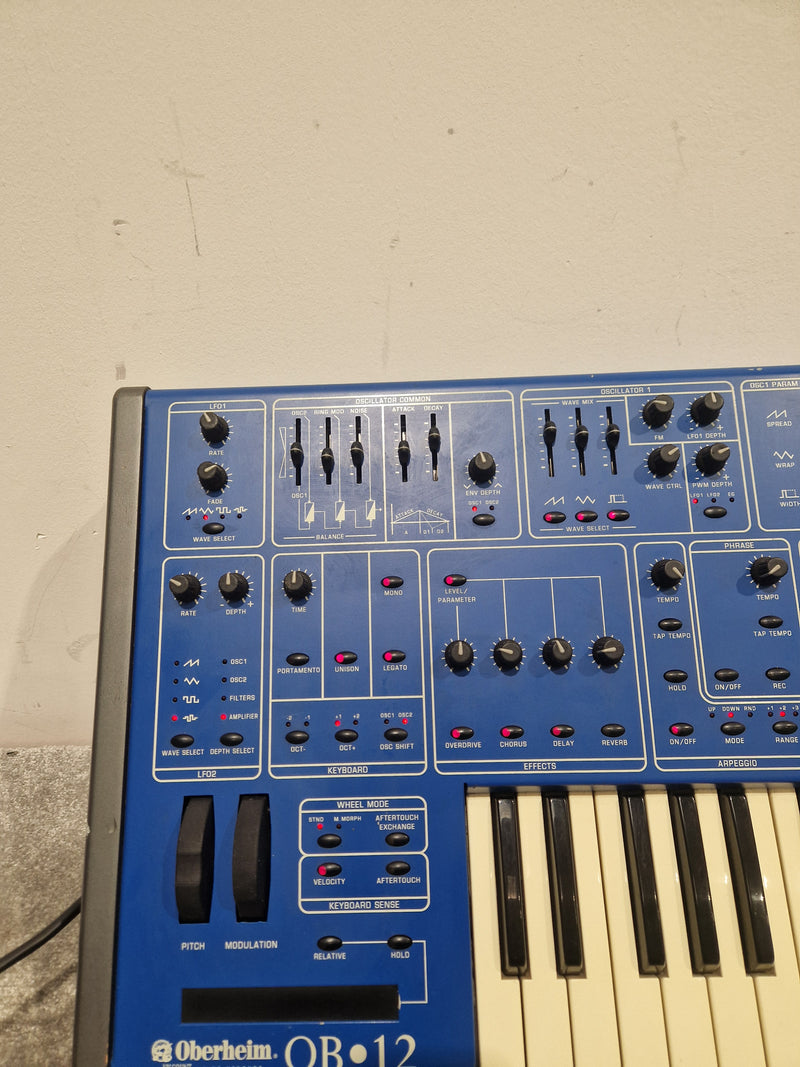 Oberheim OB-12 - Synthesizer - Blue - Good w/ Power Cable - Image 15