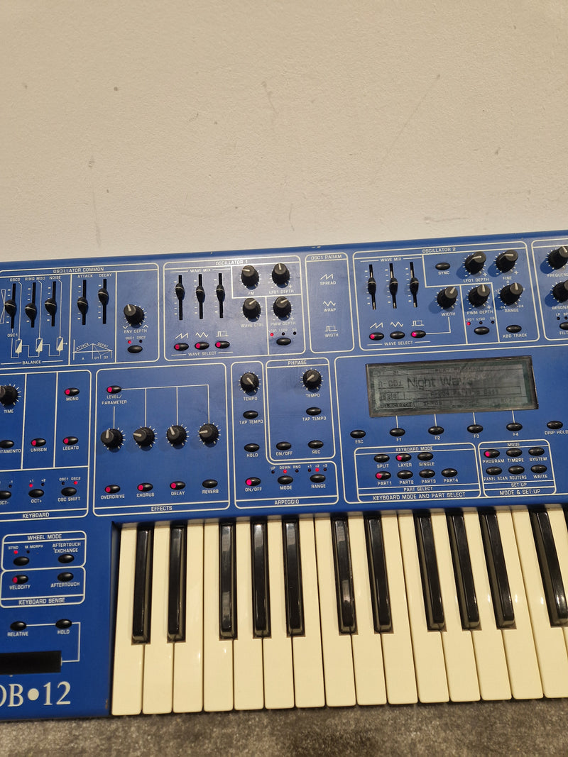 Oberheim OB-12 - Synthesizer - Blue - Good w/ Power Cable - Image 16