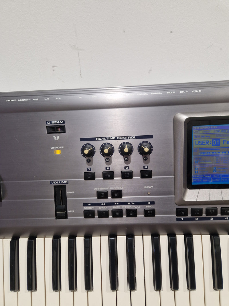 Roland Fantom - Workstation Keyboard - Silver/Black - Good w/ Soft Case, Power Cable - Image 8
