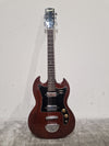 Columbus SG Electric Guitar - Red Electric Guitar - Well-Preserved - Good - Photo 2