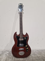 Columbus SG Electric Guitar - Red Electric Guitar - Well-Preserved - Good - Image 2