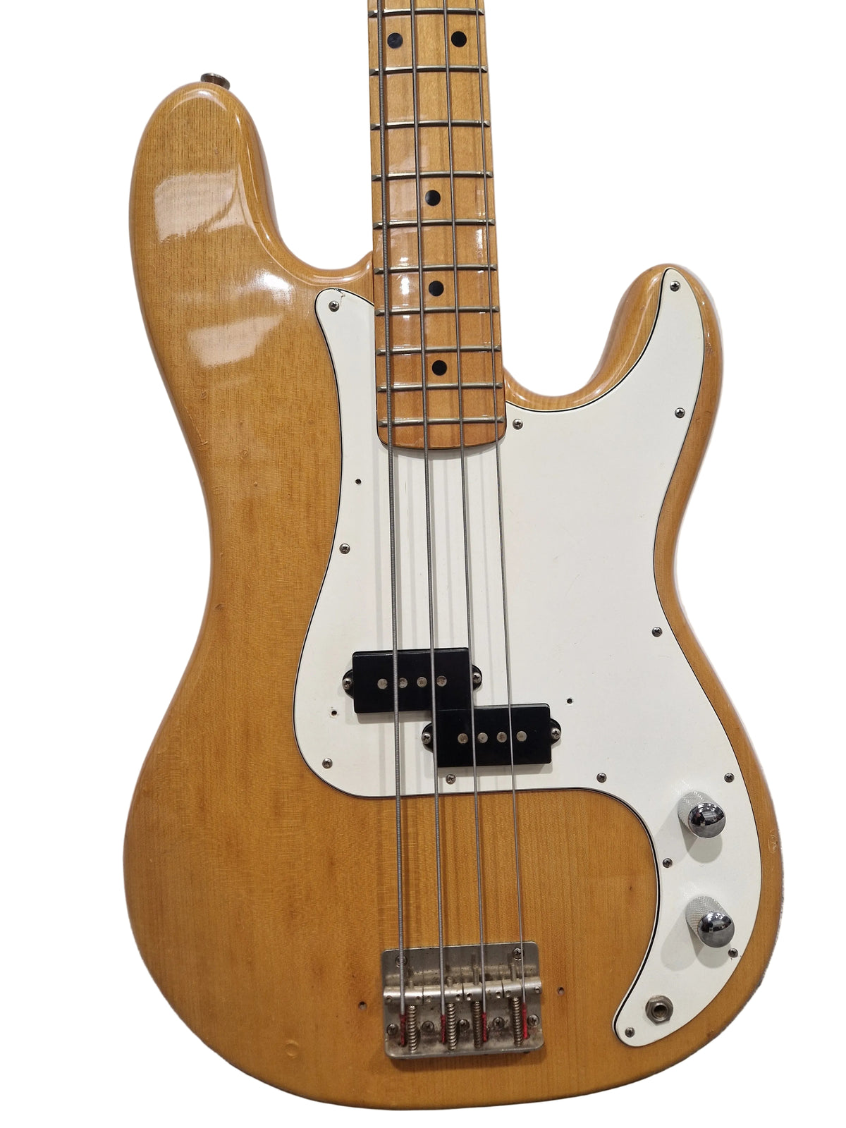 Columbus P-Bass 1970s - Electric Bass - Natural - Good w/ Soft Case